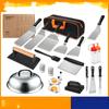 Barbecue Tool Set Outdoor BBQ Stainless Steel Teppanyaki Spatula Tools Barbecue Set