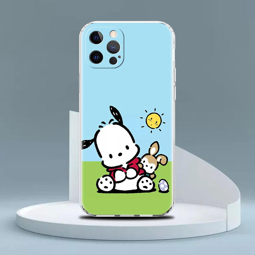 Pachacco Clear Case For Apple iPhone 14 11 13 12 Pro 7 8 Plus XR X XS Max 6 6S 14Pro Silicone Phone Cover
