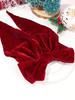 Large Red Satin Hair Bows, Clips, and Barrettes - Hair Accessories for Women, Christmas Gift