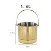 Beverage Chilling Container for Ice with Heavy Duty Design 1.6L Family Gatherings
