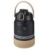 Peacock Vacuum Bottle Industry Stainless Steel Sports Drink Jug, 1.0L, Matte Black, AJG-MA100, Personal Jug
