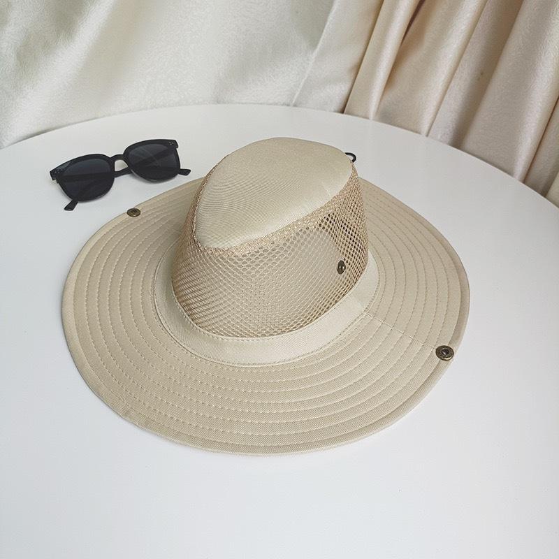 Summer Men'S Sun Hat Outdoor Mountaineering Versatile Bucket Hat Cowboy Hat Breathable Fishing Hat Scenic Hat