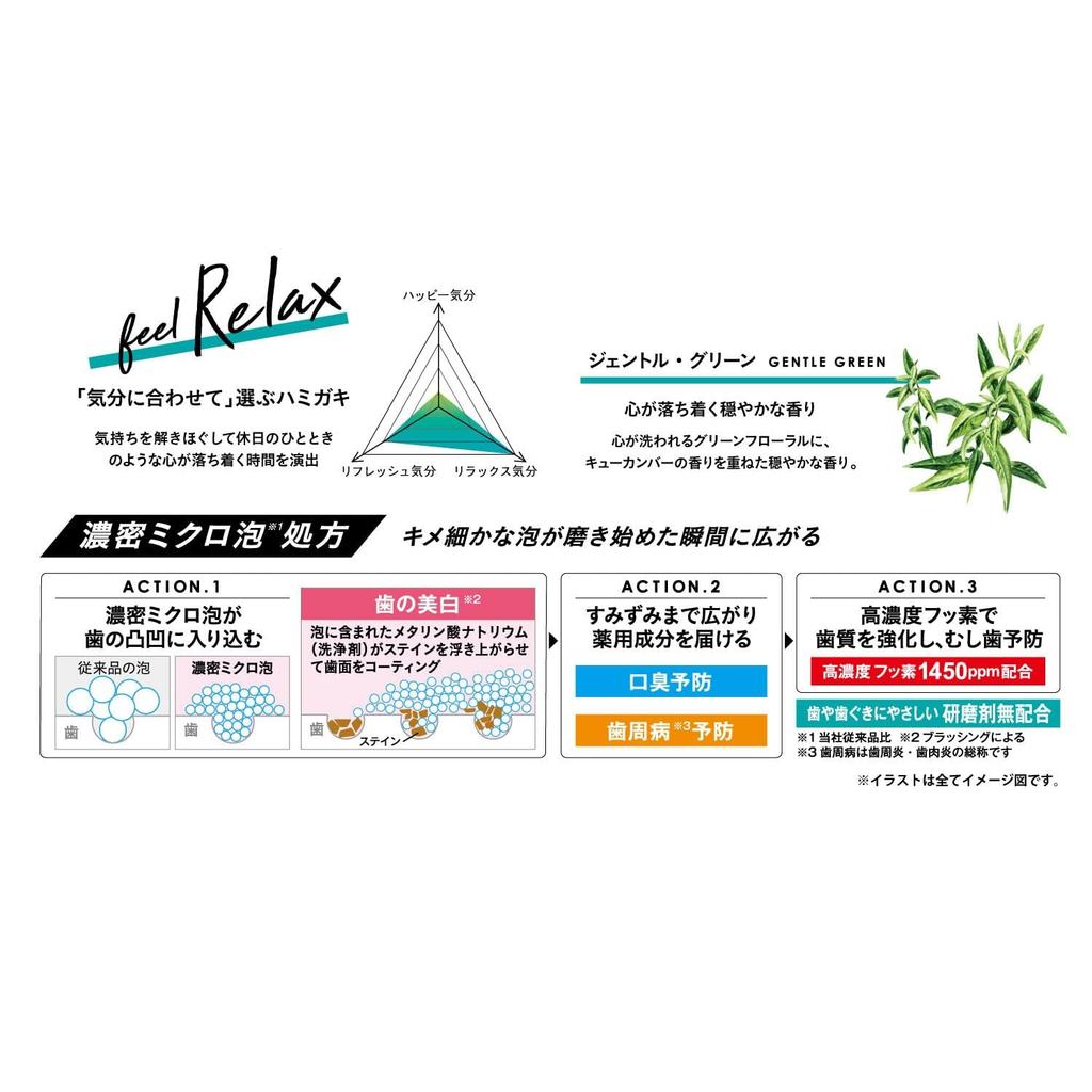 Zero Premium Cares Relax Toothpaste 90g x 3 pieces with bonus Ebisu EP-0132