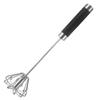 Semi-automatic Mixer Egg Beater Self Turning Stainless Steel Whisk Hand Blender