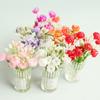 Multicolor Dollhouse Flower Vase 1/6 1/8 1/12 Doll Floral Toy Dollhouse Ornament
