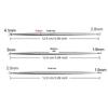 1/3Pc Acupuncture Double Head Face Ear Massage Tool Steel Acupressure Pen Ear & Body Acupoint Probe For Muscle Soothing