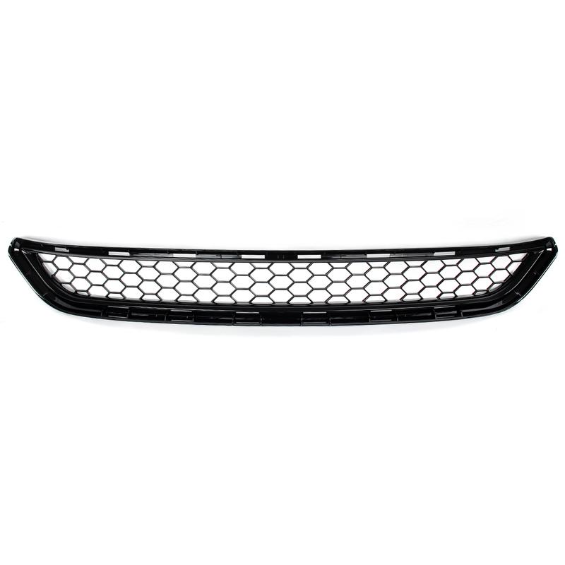For Ford Fiesta 2013-2017 Gloss Black Honeycomb Front Bumper Lower Grille Grill
