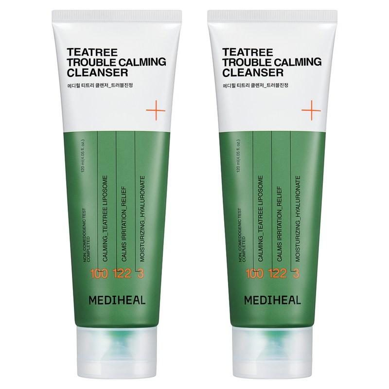 Mediheal Tea Tree Trouble Soothing Cleansing Foam, 120ml, 2 pcs