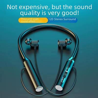 Cross-Border Wireless Bluetooth Neckband Earbuds for Sports