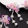 Fairy Flower Orchid Hair Clip & Earrings Set for Women