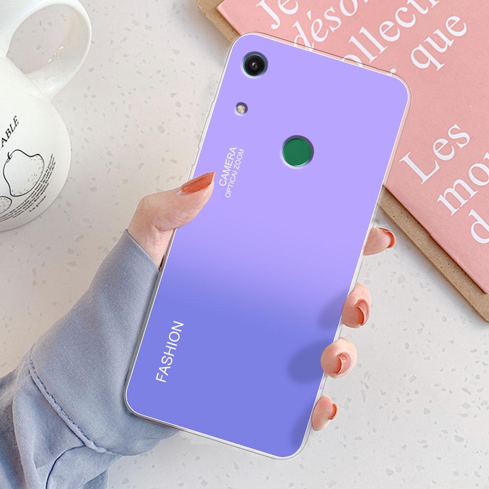 For Honor 8A Case Cover Honor 8A Pro Chic Girl Marble Silicone Clear Phone Cases for Honor 8A JAT-LX1 8 A Honor 8A Prime Bumper