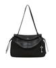 Athe Vanessabruno [Demain] Black Leather Deman Shoulder Bag L Aaba6F285Bk