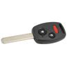 3‑Button Car Key Fob with Chip MLBHLIK‑1T 313.8Mhz Plastic Black High Sensitivity Replacement For Fit 2007‑2013