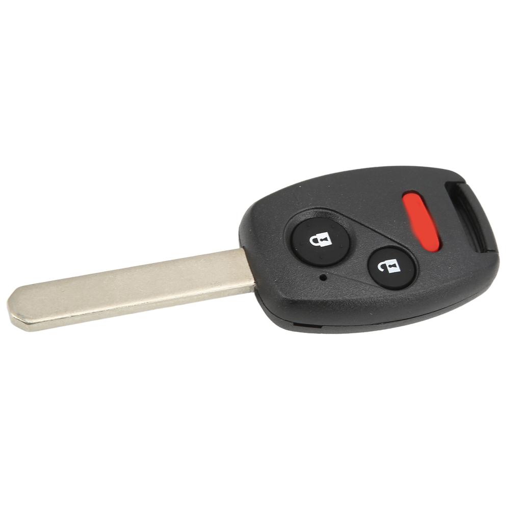 3‑Button Car Key Fob with Chip MLBHLIK‑1T 313.8Mhz Plastic Black High Sensitivity Replacement For Fit 2007‑2013