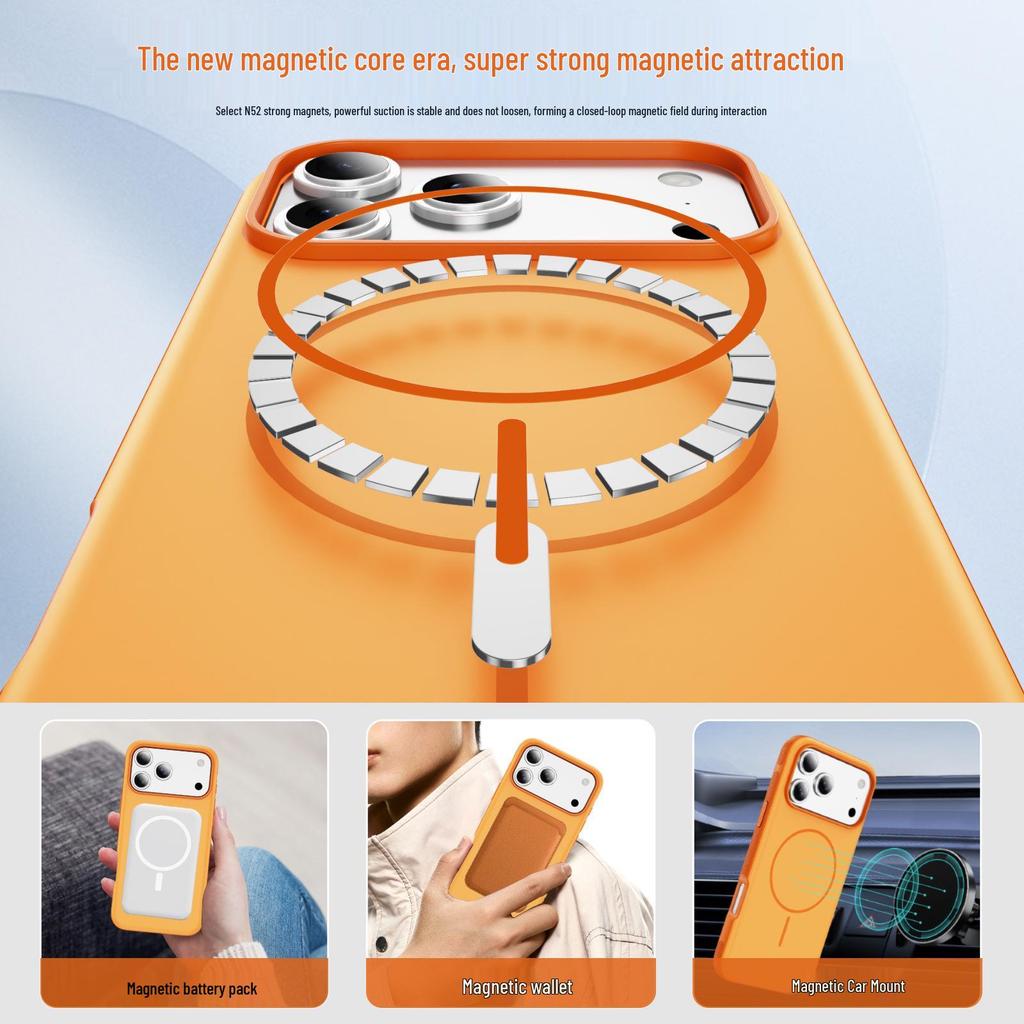 Magnetische Anti-Fall Hartschale für iPhone 17 und 17 Air