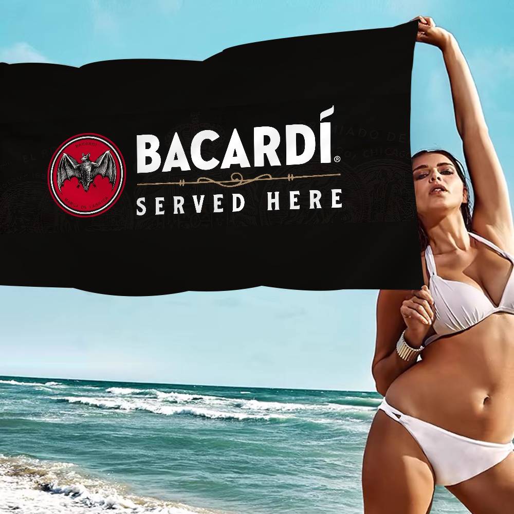 Vampire Bat B-Bacardis Microfiber Blanket Quick Drying Beach Towels Oversized Printing Super Absorbent Pool Towel Blanket