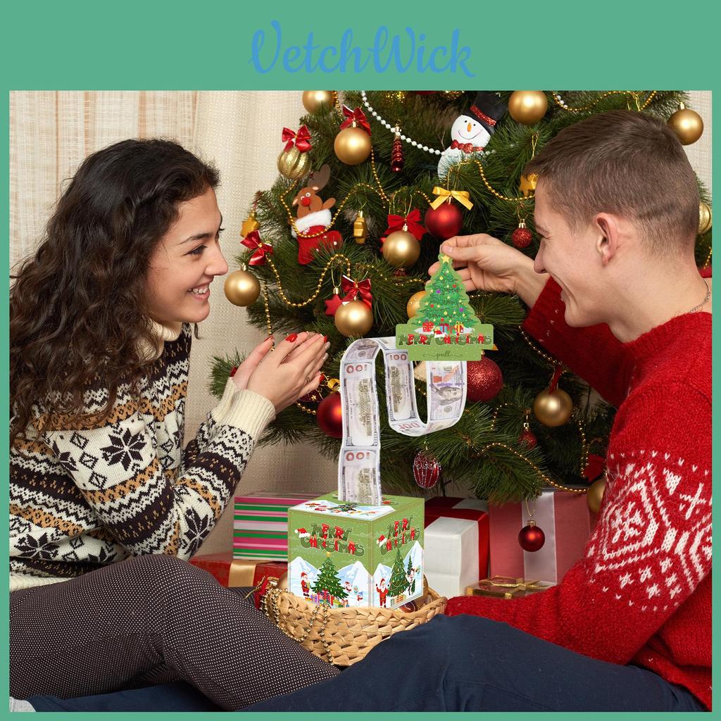 Christmas Tree Party Decor Gift Box For Holiday Celebration And Surprises