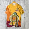 Camisetas de Manga Corta para Hombre y Mujer con Gráfico del Emblema de Sri Lanka, Camisetas Casuales de Exterior de Cuello Redondo Oversize, Tops