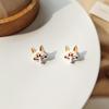 Japanese Sakura Animal Flower Women Stud Earrings Chinese Korean Dangle Earrings Drop Earrings