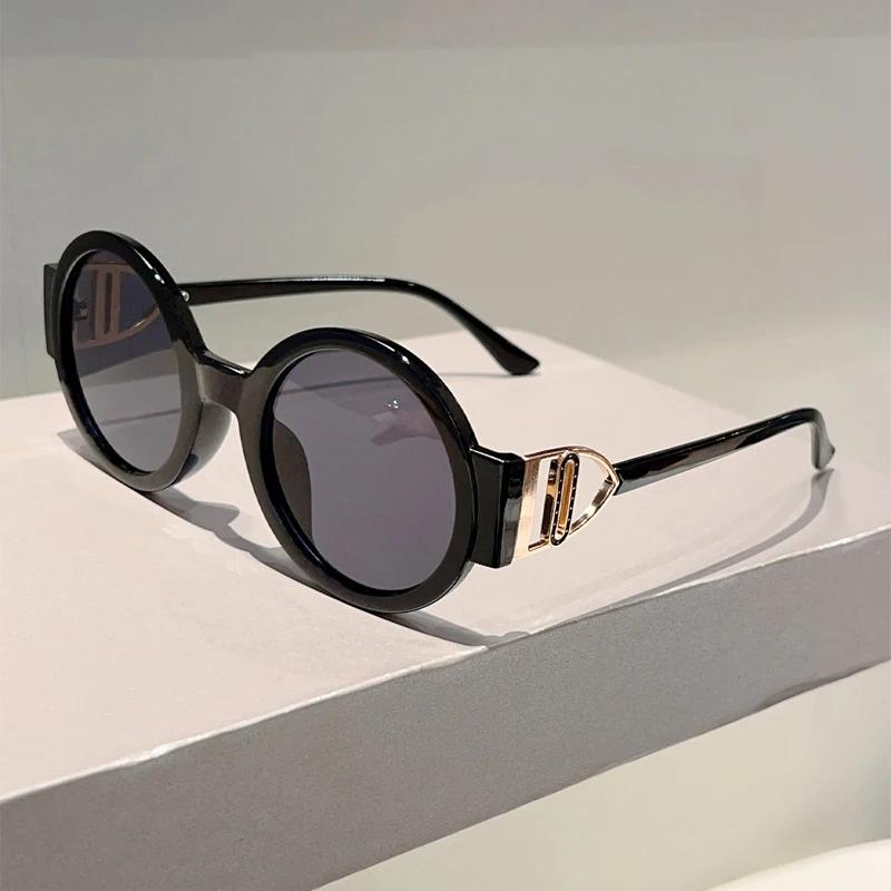 

Большие круглые солнцезащитные очки женские милые стильные градиентные для улицы повседневные солнцезащитные очки модные дизайнерские брендовые солнцезащитные очки класса люкс