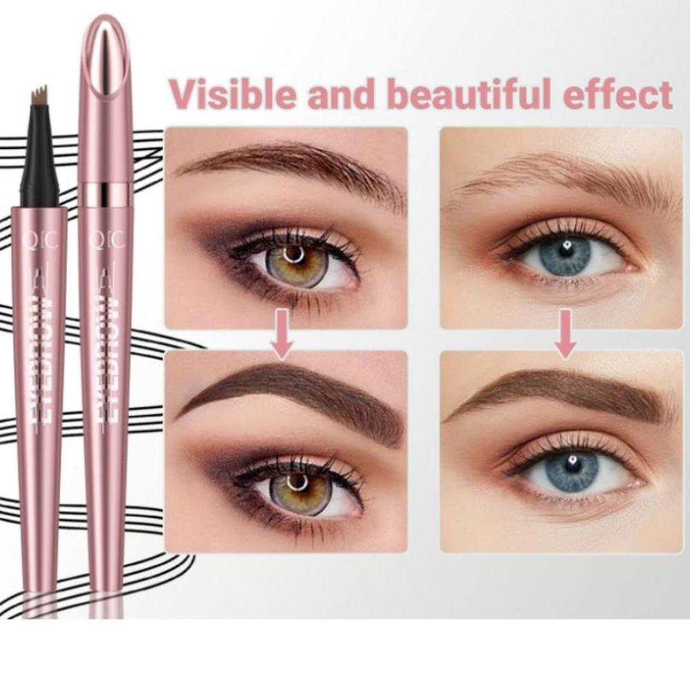Frauen Vierköpfige Augenbrauentönung Kosmetik Natürliche Langlebige Farbe Tattoo Augenbrauen FrauenWasserdichter Augenbrauenstift