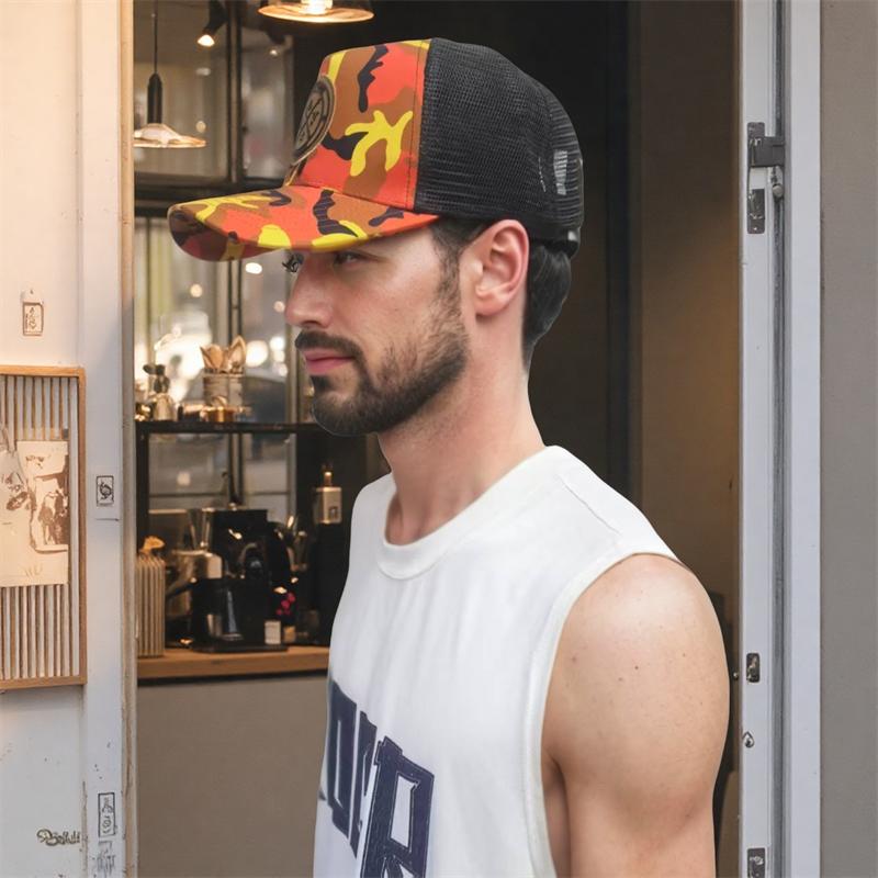 Unisex Mesh Baseball Cap Women Men Four Seasons Fashion Casual Breathable Camouflage Trucker Cap Outdoor Sports Snapback Dad Hat