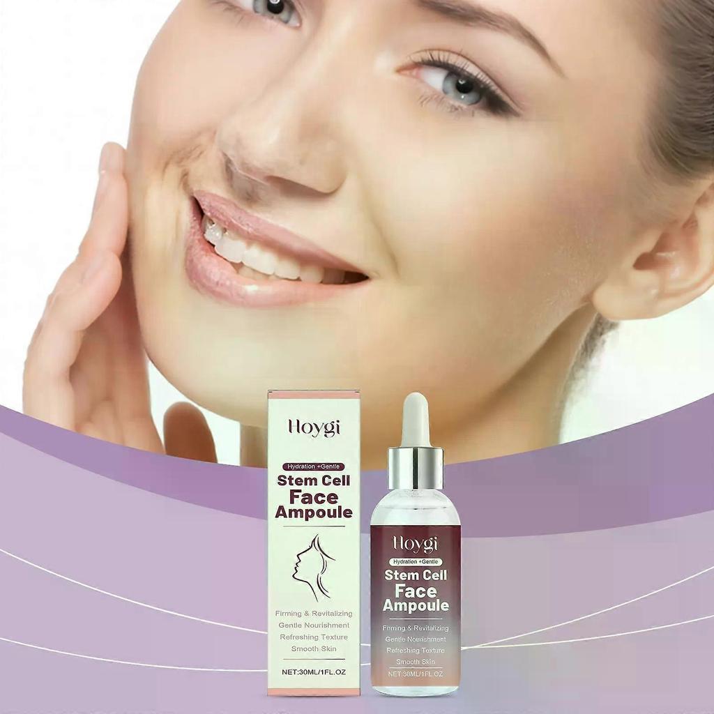 Fiala Viso Cellule Staminali Siero Anti-Età Rassodante & Levigante con EGF, Peptidi, Acido Ialuronico & Niacinamide Potenziatore Rughe & Elasticità Facciale S