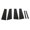 6Pcs Car Window Pillar Posts Cover Trim For Honda Civic 2006-2011