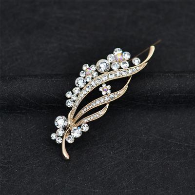 National Diamond Brooch Brooch Atmospheric Elegant Pin Fixed Clothes Coat Shawl Buckle Accessories Women