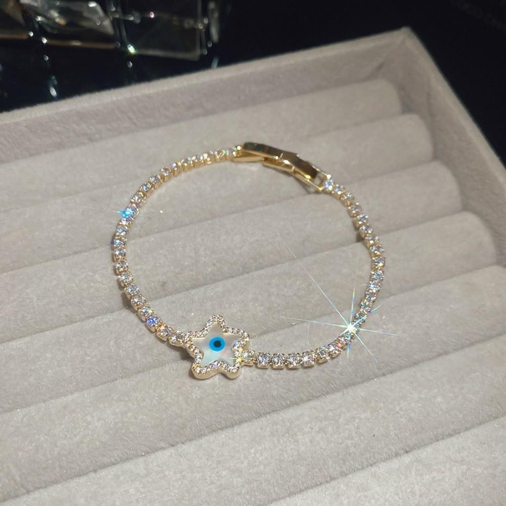 Star Round Devil's Eye Devil's Eye Bracelet Banquet Clothes Jewelry  Valentine's Day Gift