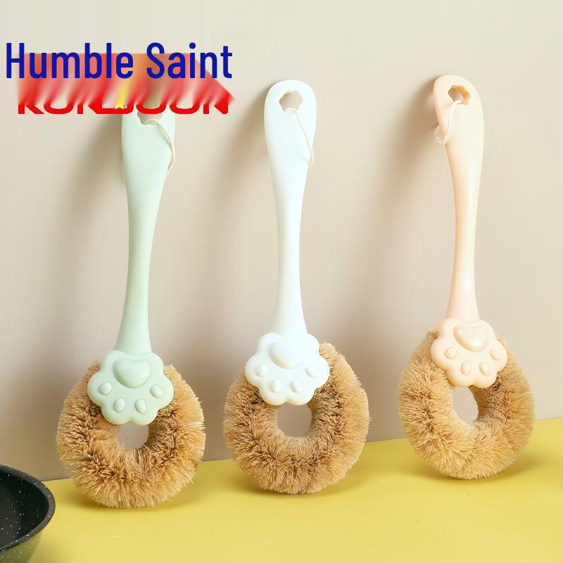 Coconut Palm Long Handle Kitchen Brush