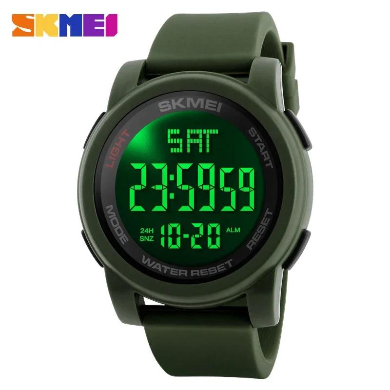 Skmei Multifunction Digital Watch Reloj Hombre Sport Watch Men Alarm Clock 5Bar Waterproof Watches 1257