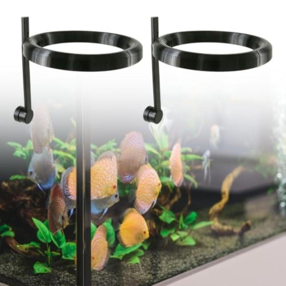 Magnetic Mounting Aquarium Feeding Ring Adjustable Fish Food Hoop  Aquarium
