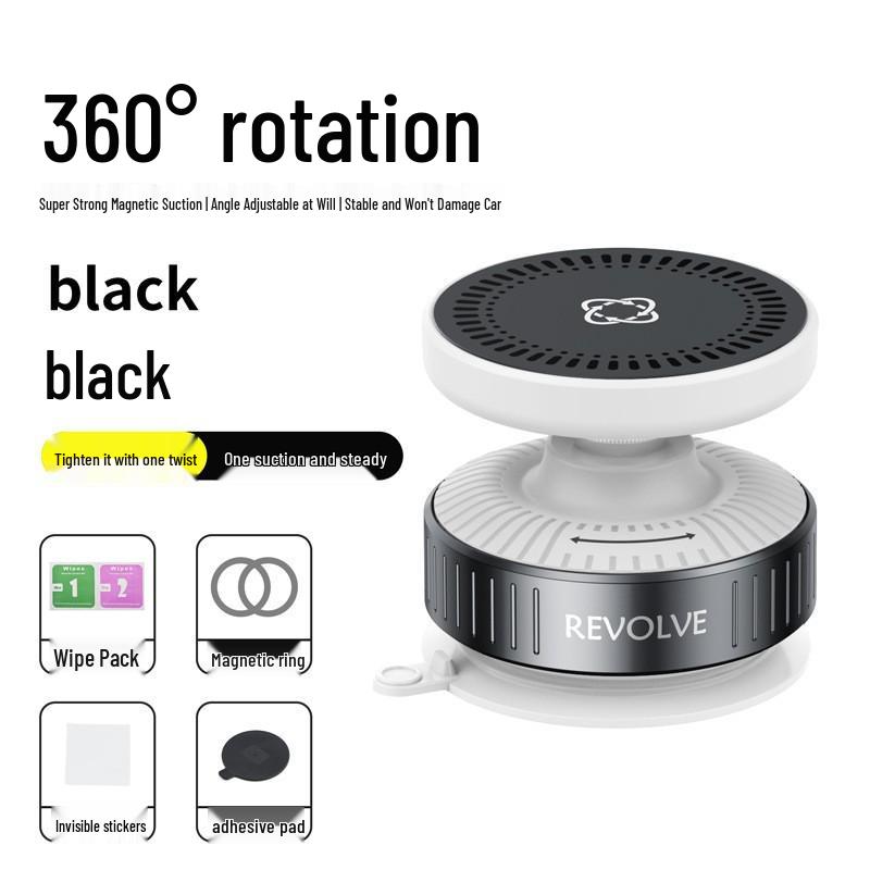 Magnetic Dashboard Car Phone Holder with Vacuum Suction Mount
