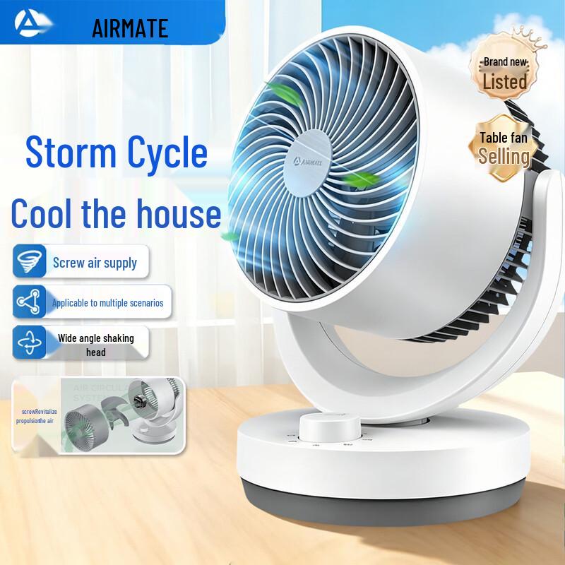 AIRMATE Desktop Oscillating Air Circulation Fan CA15-X28