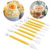 8Pcs Fondant Decorating Tool Set Double Ended Cake Decorating Tools Kit  For Beginners