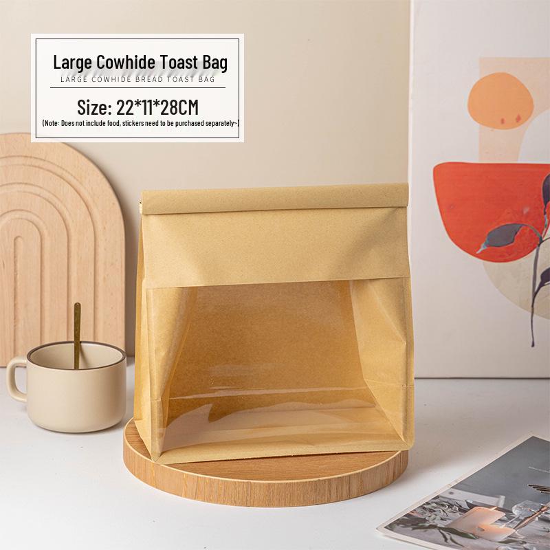 450g Self-Sealing Bread Bags for Sliced Toast & Croissants