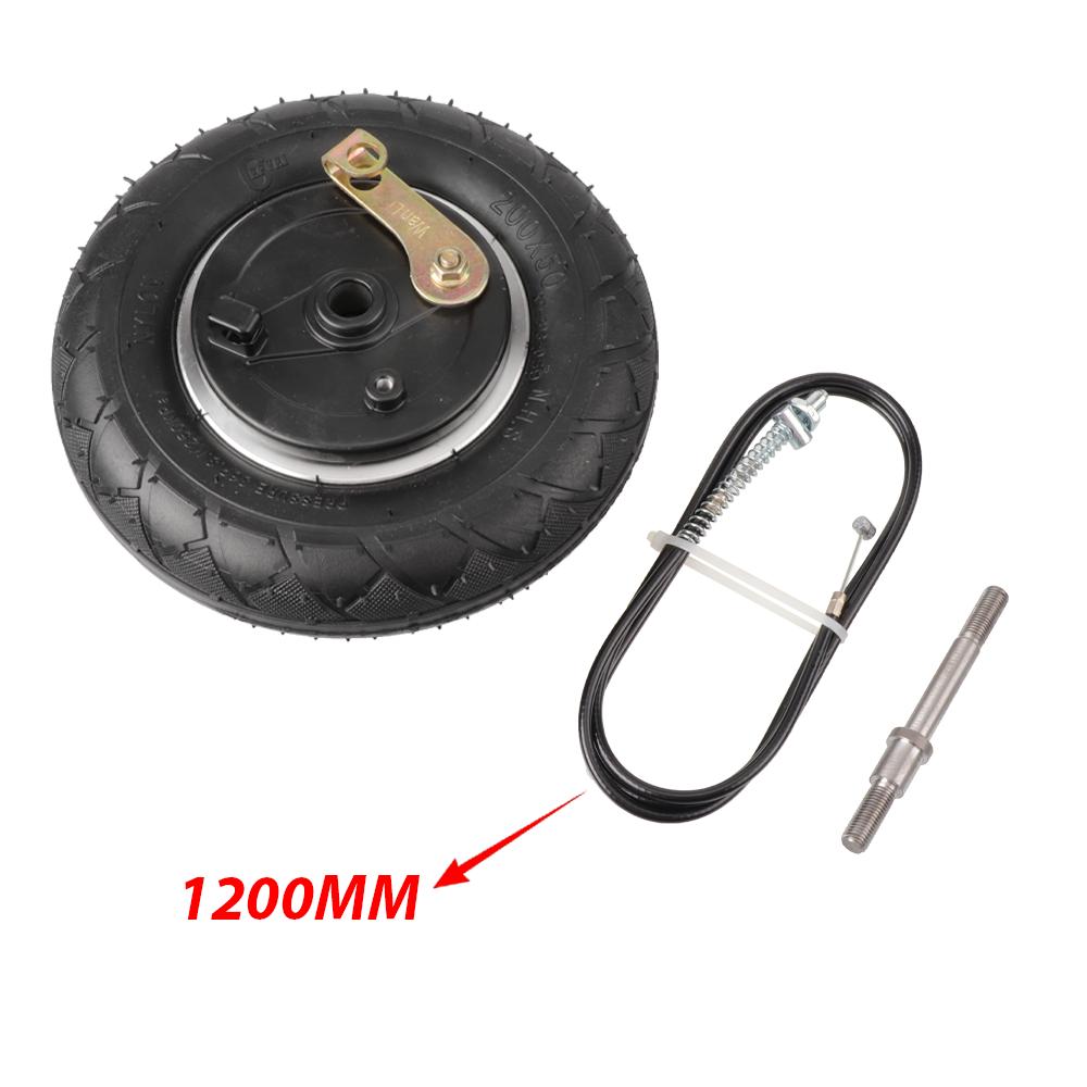 8 Inch 200x50 Inner and Outer Tire Aluminum Alloy 10mm Hub with 6200 Bearing FOR Electric Scooter Wheel Pneumatic