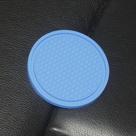 Car Cup Coasters Sparkling Rhinestone Cup Insert Coasters Non-Slip Silicone Drink Holder