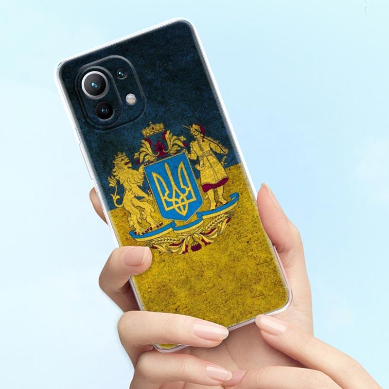 Ukraine Flagge Silikonhülle Für Xiaomi Mi 11 Note 10 10T 9 9T 12 Pro Lite Poco X3 F3 M3 Klare Hülle Redmi 9 9A 9C 10 Hülle Ukraine