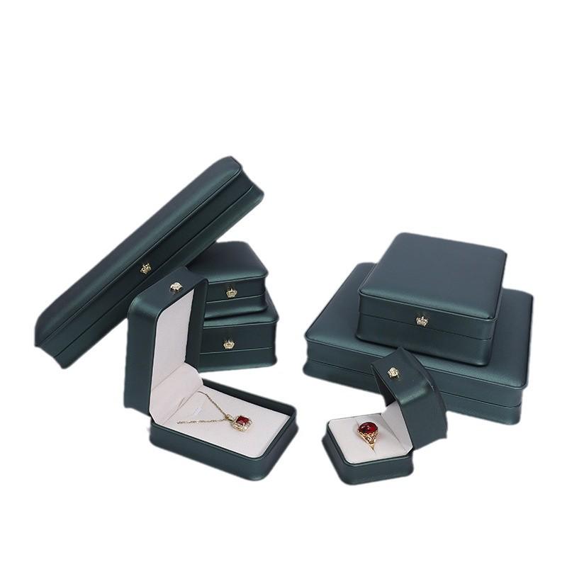 Luxury PU Leather Jewelry Gift Box for Rings, Earrings, Bracelets, and Necklaces