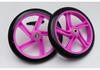7-8 Inch PU Rubber Universal Silent Wheels for Scooters, Shopping Carts, and Wheelchairs