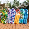 Inflatable Children Floating Row Swimming Pool Floating Air Bed Kids Outdoor Play Swimming Air Mattress with Handle For Kids