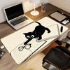 Cute Cartoon Cat Mouse Pad Xxl Large Antislip Rubber Gaming Mousepad Esport Durable Thick Seam Edge Office Gamer Long Desk Mat