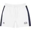 New MLB Casual Shorts Women's Ivory White 3FSPV0243-50IVS