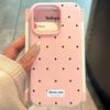 Urocze etui na telefon z białymi groszkami do Xiaomi Redmi Note 14 13 12 11 Pro 4G 5G 15C 13C 14C 12C 10 9 9A 9C Galaretkowe etui