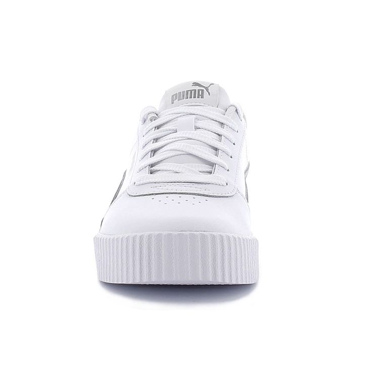 Puma Carina Leather Classic Retro Sports Low-Top Sneakers Women Sneakers White 370325-18