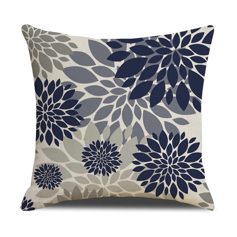 Pillow Nordic Office Seat Cushion Pillow Cover Linen Home Decor Geometric Pillow