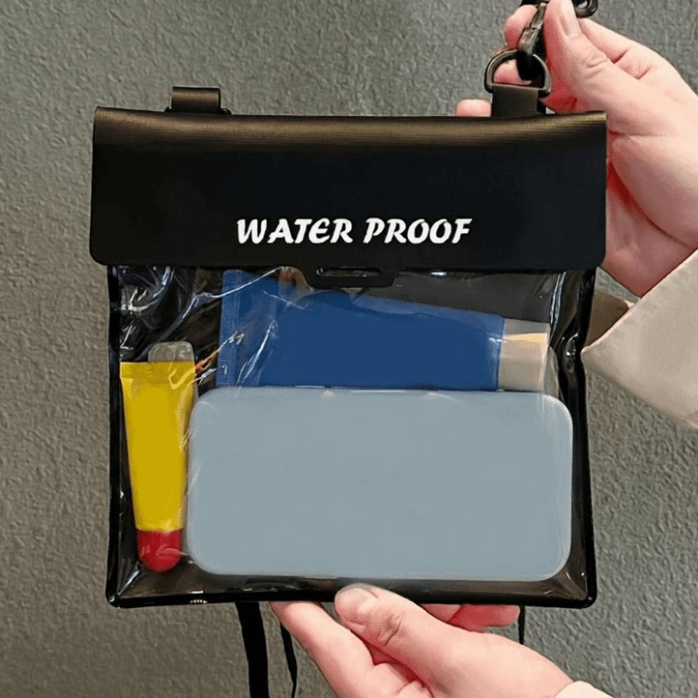 Touch Screen Waterproof Phone Case Large Capacity Phone Waterproof Pouch  Water Activities чёрный