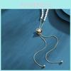 Stylish Long Adjustable Rose Flower Sweater Chain Necklace For Fashionable Outfits
